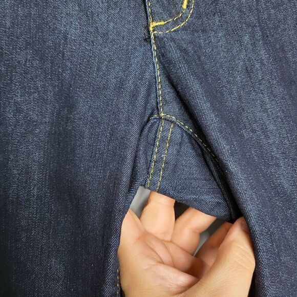 Cache Flare Leg Gold Accents Jeans Size 4 - Picture 5 of 9